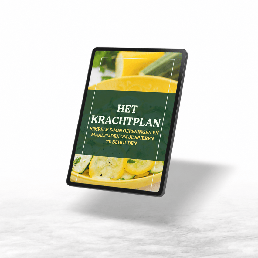 Het krachtplan: Simpele 5-min oefeningen en maaltijden om je spieren te behouden